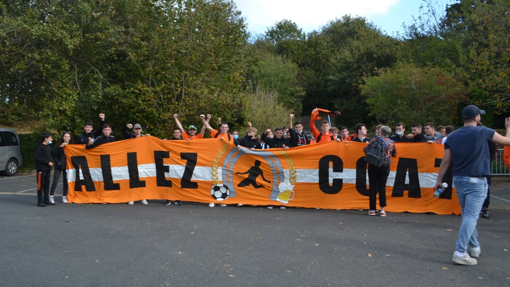 Le Kop Coat et les supporters de l’AL Coataudon Foot