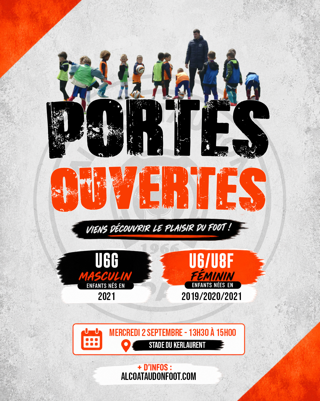 Portes ouvertes U6G et U6/U8F de l'AL Coataudon Foot