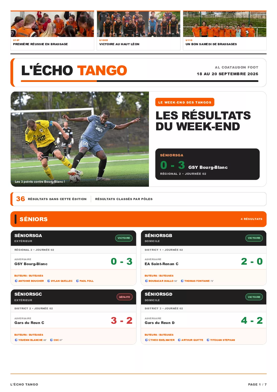 L'Écho Tango - 18 au 20 septembre 2026 - page 1